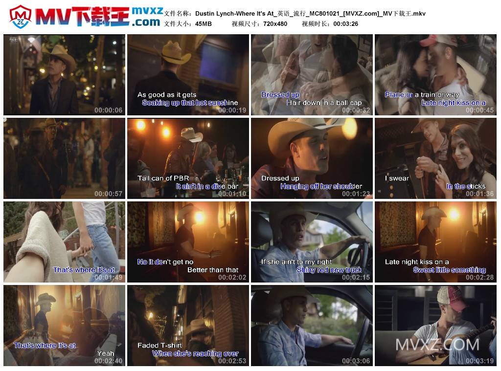 Dustin Lynch-Where It's At_英语_流行_MC801021